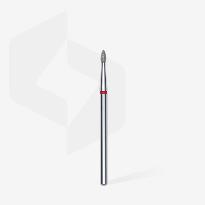 Embout Manucure STALEKS Diamond Nail Drill Bit, "BUD", Red, Head Diameter 1.8 Mm