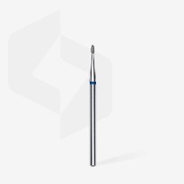 Embout Manucure STALEKS Diamond Nail Drill Bit, "BUD", Blue, Head Diameter 2.5 Mm