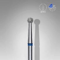 LOT de 10 Embouts Manucure STALEKS Diamond Nail Drill Bit, "Ball", Blue, Head Diameter 2.7 Mm