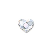 Lot de 10 strass Swarovski COEUR crystal AB 3,6 mm