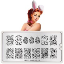 Plaque MOYOU Collection FESTIVE 60 #EASTER - PAQUES