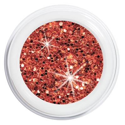 2340-1060 artistgel never without glitter, blunted red