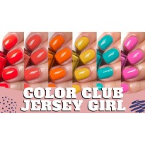 KIT de 5 Vernis à ongles COLOR CLUB collection JERSEY GIRL