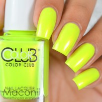 VERNIS SEMI PERMANENT Not So Mellow Yellow  #AN27 POPTASTIC COLOR CLUB  