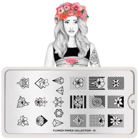 Plaque MOYOU Collection FLOWER POWER 21
