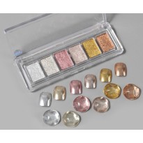 PALETTE DE 6 PIGMENTS MIROIR POUR NAIL ART #06