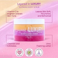 Gommage corps vitamine C Blossom LAYERED IN LUXURY Glowing Body Scrub 300ml – Coconut