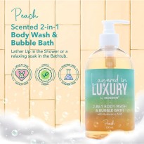 Gel douche Blossom 2-IN-1 Body Wash & Bubble Bath 500 ml Peach