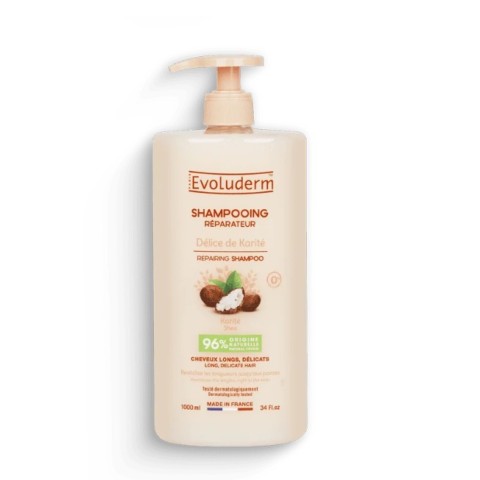 Shampoing  Réparateur Délice de Karité 1 Litre  Evoluderm