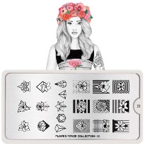 Plaque MOYOU Collection FLOWER POWER 21