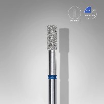 Embout Manucure STALEKS Diamond Nail Drill Bit, "Cylinder", Blue, Head Diameter 2.5 Mm
