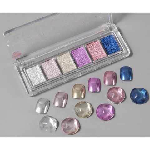 PALETTE DE 6 PIGMENTS MIROIR POUR NAIL ART #05