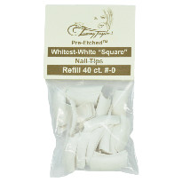 RECHARGES Capsules DEPOLIES - Pre-etched Whitest White Square Tammy TAYLOR