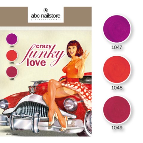 Collection complete Crazy Funky Love ABC NAILSTORE
