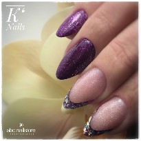 Gel Couleur #1110 XMAS & NEW YEAR CELEBRATION VIOLET STAR ABC NAILSTORE artistgel 