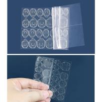 Planche de Pads double face pour press on nails capsules américaines 