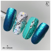 2340-502 artistgel GEL COULEUR Marvellous mint ABC NAILSTORE 