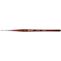 Pinceau de dtail DB13R1 SQUIRREL #Roubloff Round Brush Dark Red