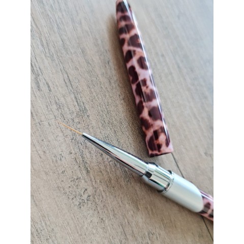 PINCEAU REFERMABLE LINER / DETAIL  POUR GEL OU PEINTURE  LEOPARD