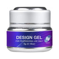 Gel UV DESIGN noir pour foils EF Exclusive