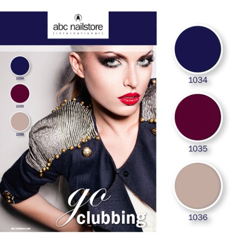 Collection complete GO CLUBBING ABC NAILSTORE
