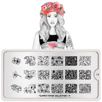Plaque MOYOU Collection FLOWER POWER 19