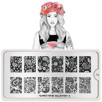Plaque MOYOU Collection FLOWER POWER 16