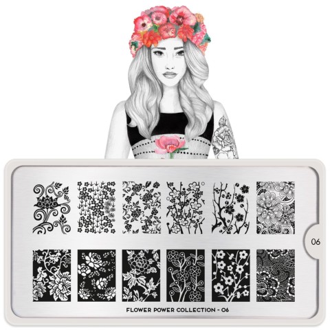 Plaque MOYOU Collection FLOWER POWER 06