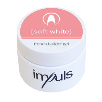 Gel UV IMPULS SOFT WHITE BUILDER FRENCH #5gr ABC NAILSTORE