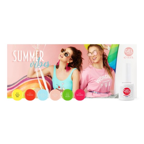 KIT DE 6 VERNIS SEMI PERMANENTS  Collection SUMMER VIBES 2 GEL ME