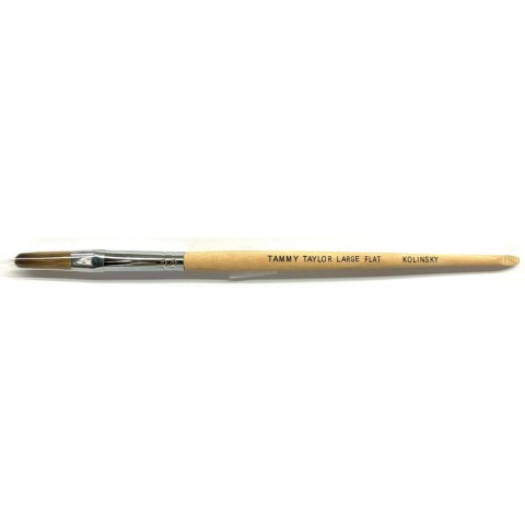 Pinceau Flat LARGE Kolinsky Sable Brush TAMMY TAYLOR