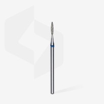 Lot de 10 Embouts Manucure STALEKS Diamond Nail Drill Bit, "Ball", BLUE, Head Diameter 1.6 Mm