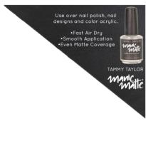 Top Coat POUR MATIFIER DU VERNIS A ONGLES #Tammy TAYLOR