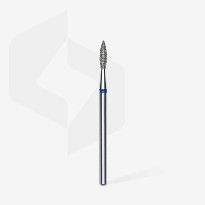 Embout Manucure STALEKS Diamond Nail Drill Bit, "Ball", BLUE, Head Diameter 2.1 Mm