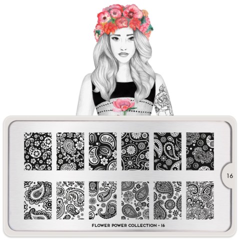 Plaque MOYOU Collection FLOWER POWER 16