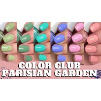 KIT de 6 Vernis semi permanent COLOR CLUB PARISIAN GARDEN