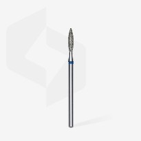 Embout Manucure STALEKS Diamond Nail Drill Bit, "Ball", BLUE, Head Diameter 2.3 Mm