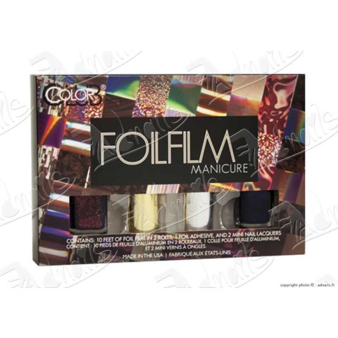 COFFRET DIY Nail Art FOILS MIRROR MIRROR Color Club