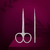 Ciseaux coupe cuticules professionnels EXCLUSIVE HOOK 23 TYPE 1 (Magnolia)   STALEKS 