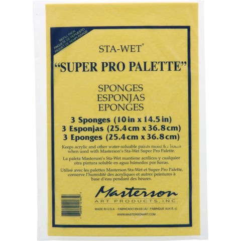 RECHARGE DE 3 EPONGES POUR LA PALETTE #STA-WET HANDY MASTERSON