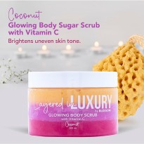 Gommage corps vitamine C Blossom LAYERED IN LUXURY Glowing Body Scrub 300ml – Coconut