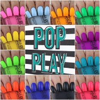 KIT de 8 Vernis semi permanent COLOR CLUB POP PLAY 