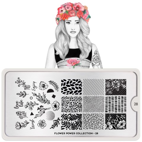 Plaque MOYOU Collection FLOWER POWER 28