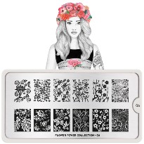 Plaque MOYOU Collection FLOWER POWER 06