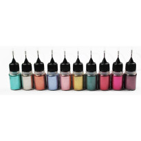 KIT DE 10 POUDRES FAIRY GLITTERS pour nail art