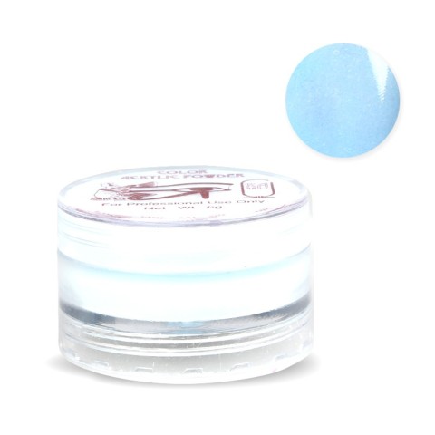 POUDRE ACRYLIQUE DE COULEUR PASTEL BLUE RANAILS 6g